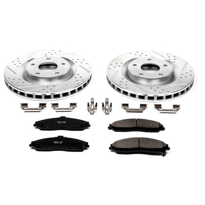 PowerStop Front Z23 Evolution Sport Brake Kit | Cadillac XLR (05-07) (K1417)