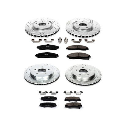 PowerStop Front & Rear Z23 Evolution Sport Brake Kit | Cadillac XLR (05-07) (K1418)