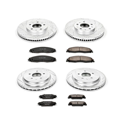 PowerStop Front & Rear Z23 Evolution Sport Brake Kit | Cadillac CTS (03-07) (K1420)