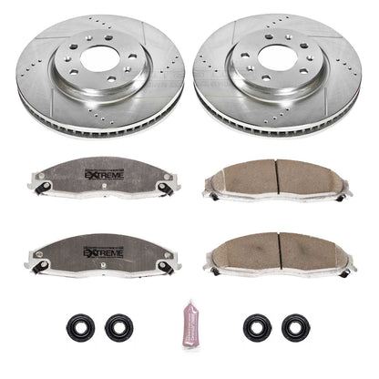 PowerStop Front Z26 Street Warrior Brake Kit | Cadillac CTS (03-05) (K1423-26)