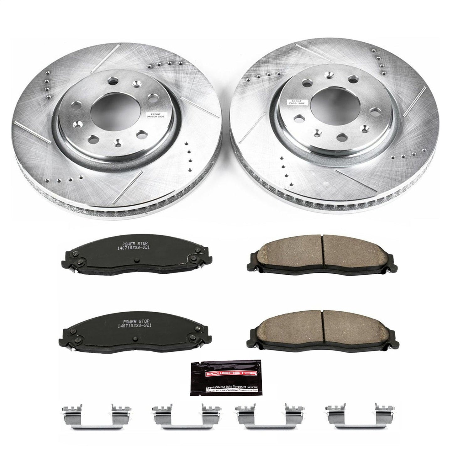 PowerStop Front Z23 Evolution Sport Brake Kit | Cadillac CTS (03-05) (K1423)