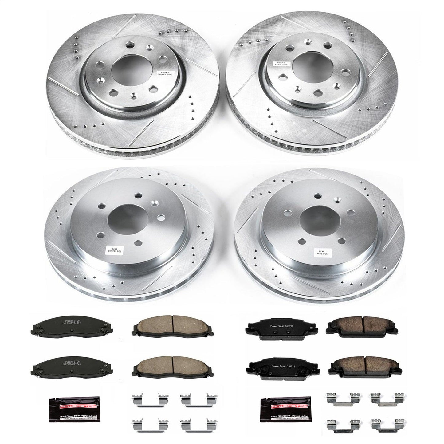 PowerStop Front & Rear Z23 Evolution Sport Brake Kit | Cadillac CTS (03-05) (K1424)