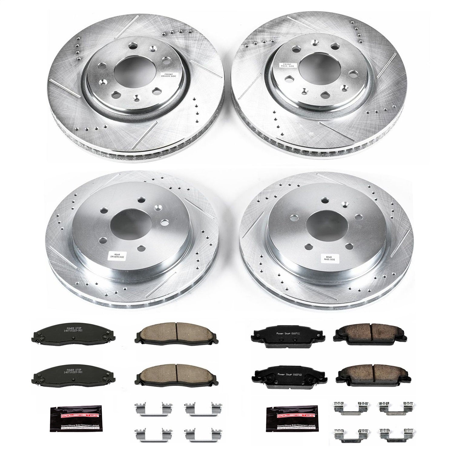 PowerStop Front & Rear Z23 Evolution Sport Brake Kit | Cadillac CTS (03-05) (K1424)