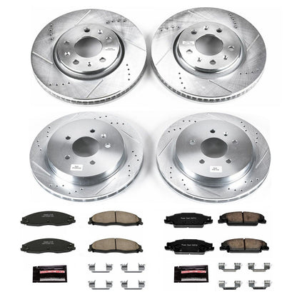 PowerStop Front & Rear Z23 Evolution Sport Brake Kit | Cadillac CTS (03-05) (K1424)