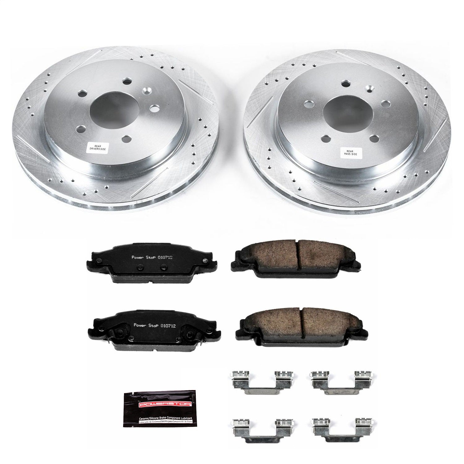 PowerStop Rear Z23 Evolution Sport Brake Kit | Cadillac CTS (03-07) (K1425)