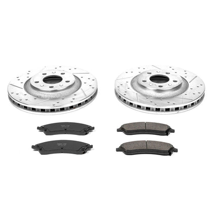 PowerStop Front Z23 Evolution Sport Brake Kit | Cadillac CTS (06-07) (K1429)