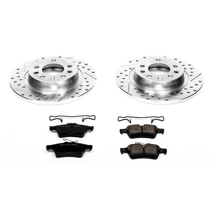 PowerStop Rear Z23 Evolution Sport Brake Kit | Pontiac Solstice (06-09) (K1436)