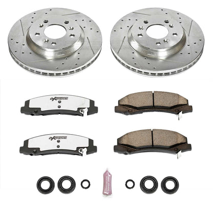 PowerStop Front Z26 Street Warrior Brake Kit | Buick Lucerne (06-11) (K1437-26)