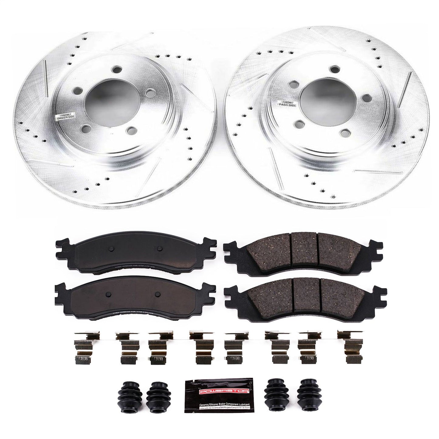 PowerStop Front Z23 Evolution Sport Brake Kit | Ford Explorer (06-10) (K1441)