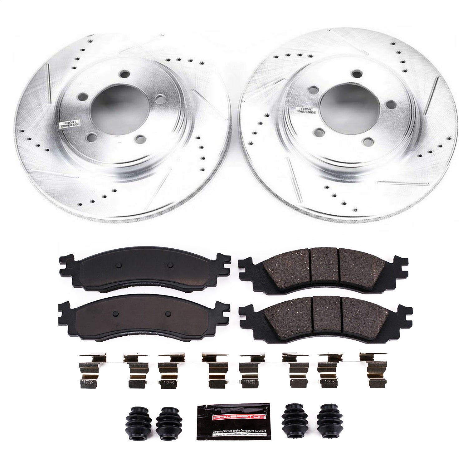 PowerStop Front Z23 Evolution Sport Brake Kit | Ford Explorer (06-10) (K1441)