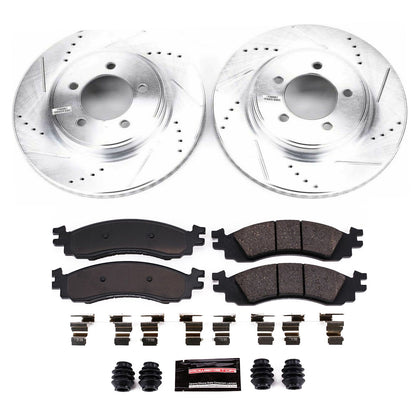 PowerStop Front Z23 Evolution Sport Brake Kit | Ford Explorer (06-10) (K1441)