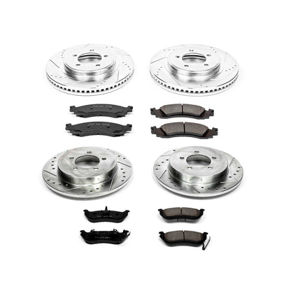 PowerStop Front & Rear Z23 Evolution Sport Brake Kit | Ford Explorer (06-10) (K1443)