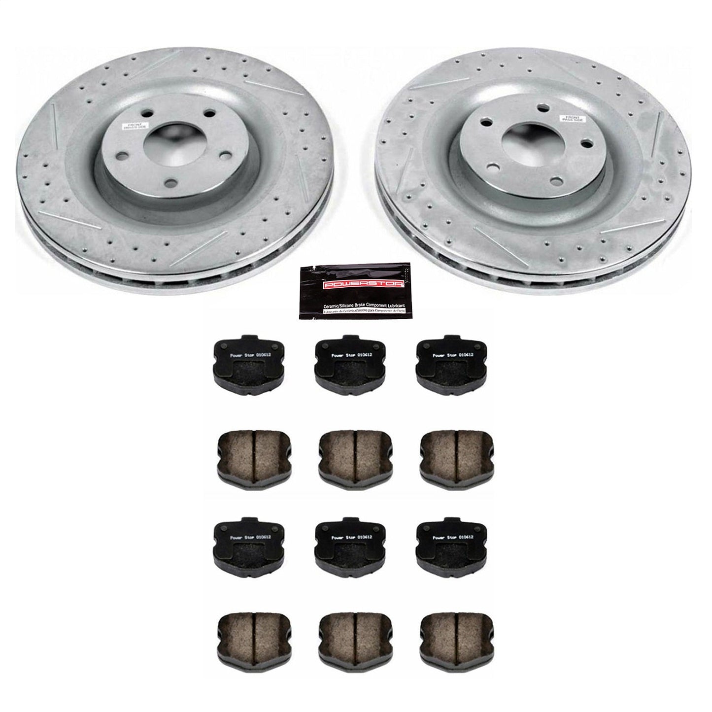 PowerStop Front Z23 Evolution Sport Brake Kit | Chevrolet Corvette (06-13) (K1444)