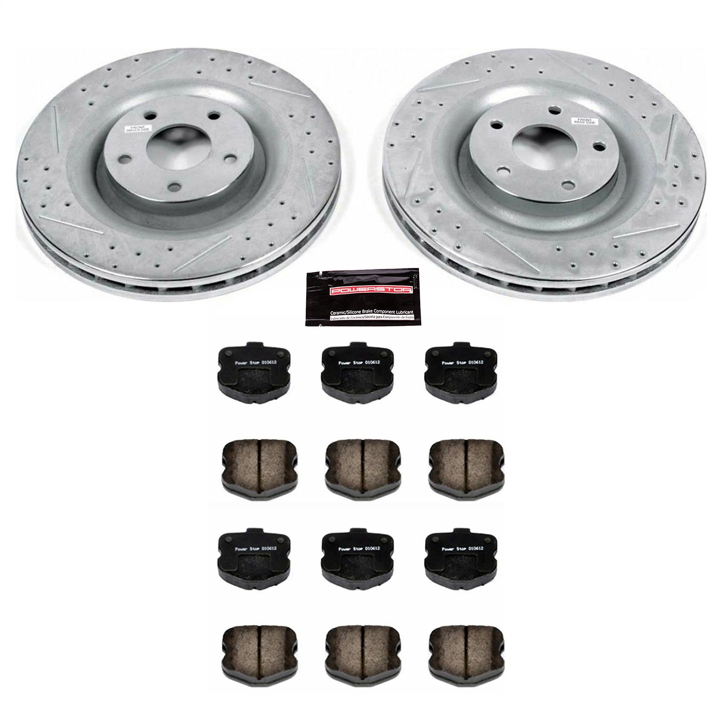 PowerStop Front Z23 Evolution Sport Brake Kit | Chevrolet Corvette (06-13) (K1444)