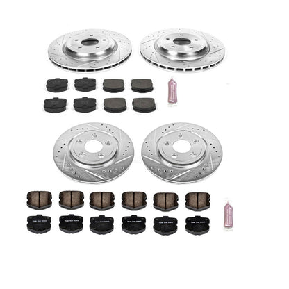 PowerStop Front & Rear Z23 Evolution Sport Brake Kit | Chevrolet Corvette (06-13) (K1445)