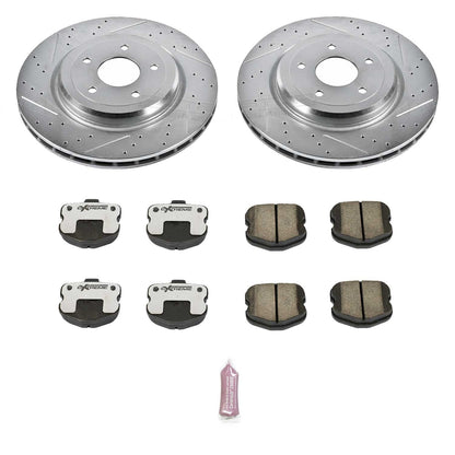 PowerStop Rear Z26 Street Warrior Brake Kit | Chevrolet Corvette (06-13) (K1446-26)