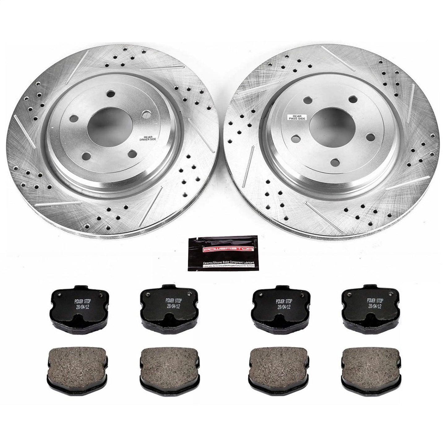PowerStop Rear Z23 Evolution Sport Brake Kit | Chevrolet Corvette (06-13) (K1446)