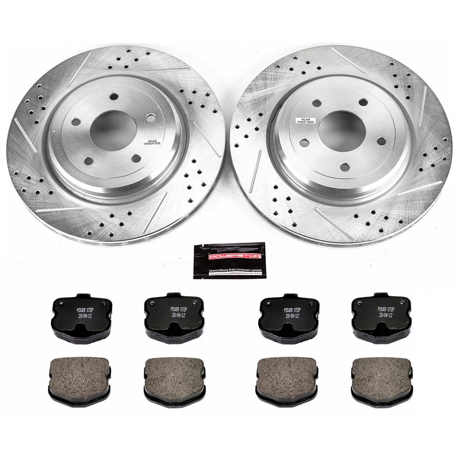 PowerStop Rear Z23 Evolution Sport Brake Kit | Chevrolet Corvette (06-13) (K1446)