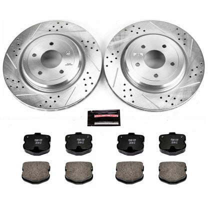 PowerStop Rear Z23 Evolution Sport Brake Kit | Chevrolet Corvette (06-13) (K1446)