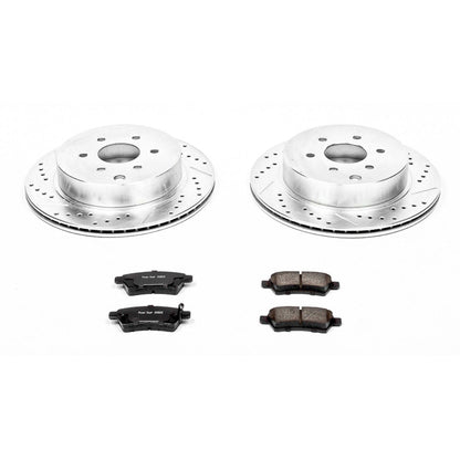 PowerStop Rear Z23 Evolution Sport Brake Kit | Nissan Pathfinder (05-12) (K147)