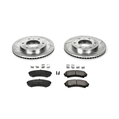 PowerStop Front Z23 Evolution Sport Brake Kit | Mitsubishi Montero (01-06) (K148)