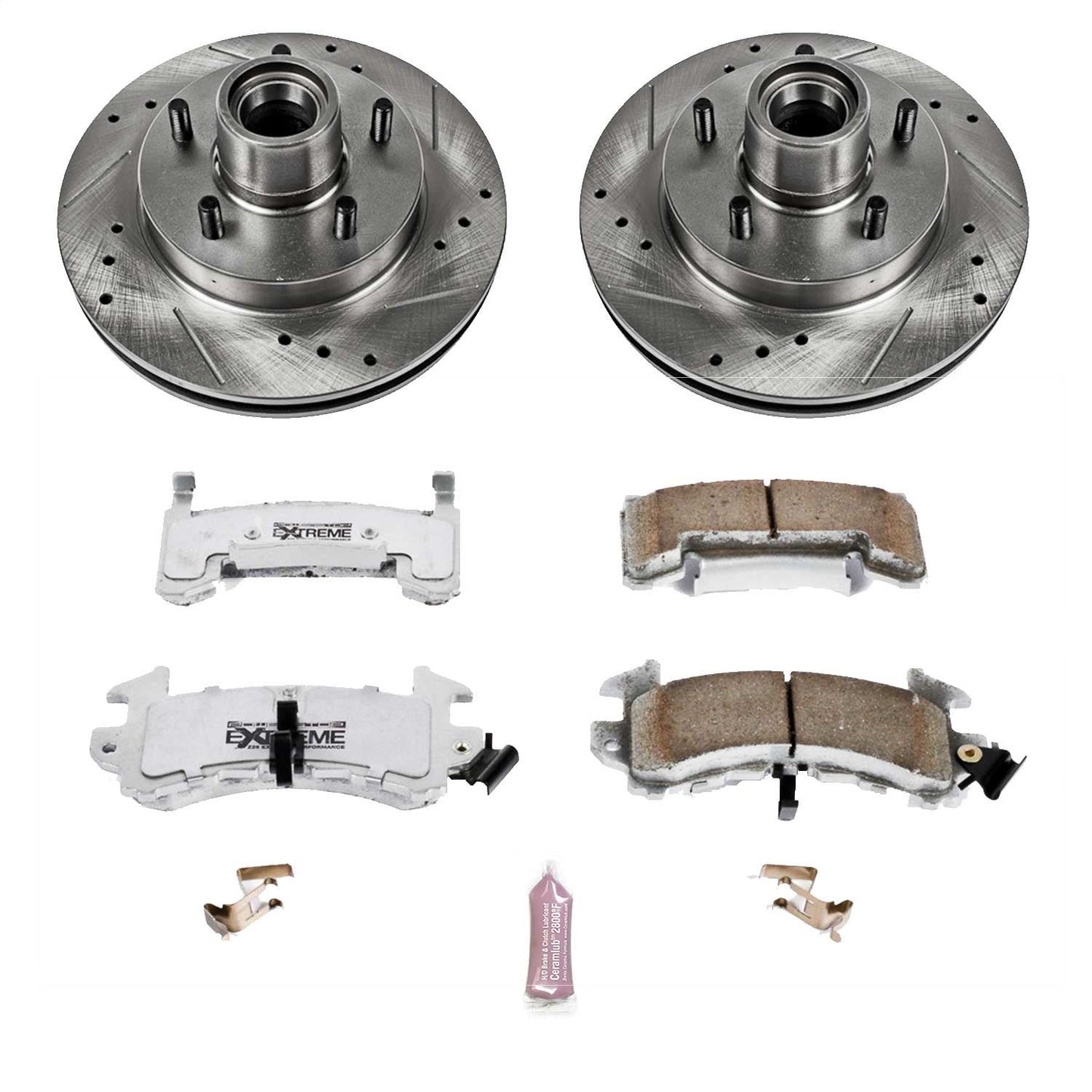 PowerStop Front Z26 Street Warrior Brake Kit | Buick Regal (82-87) (K1482-26)
