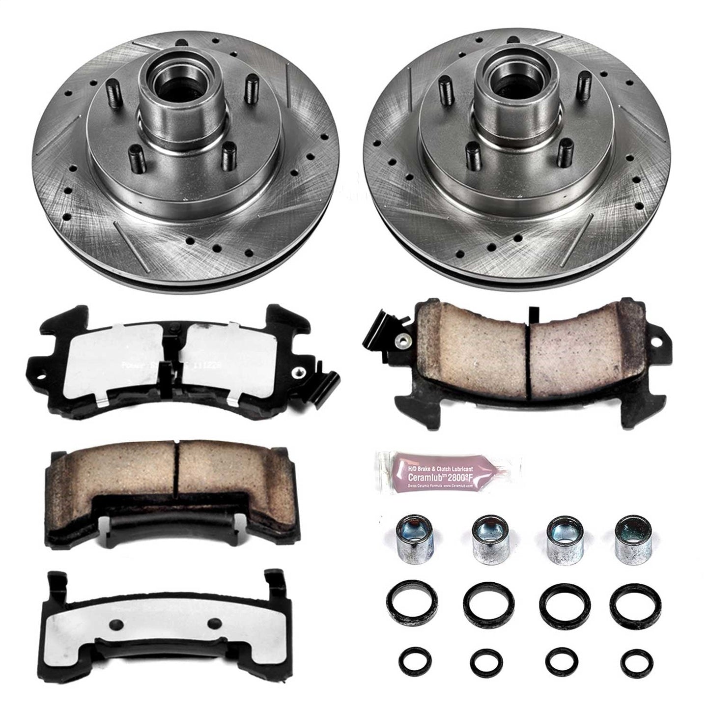 PowerStop Front Z36 Truck & Tow Brake Kit | Buick Regal (82-87) (K1482-36)