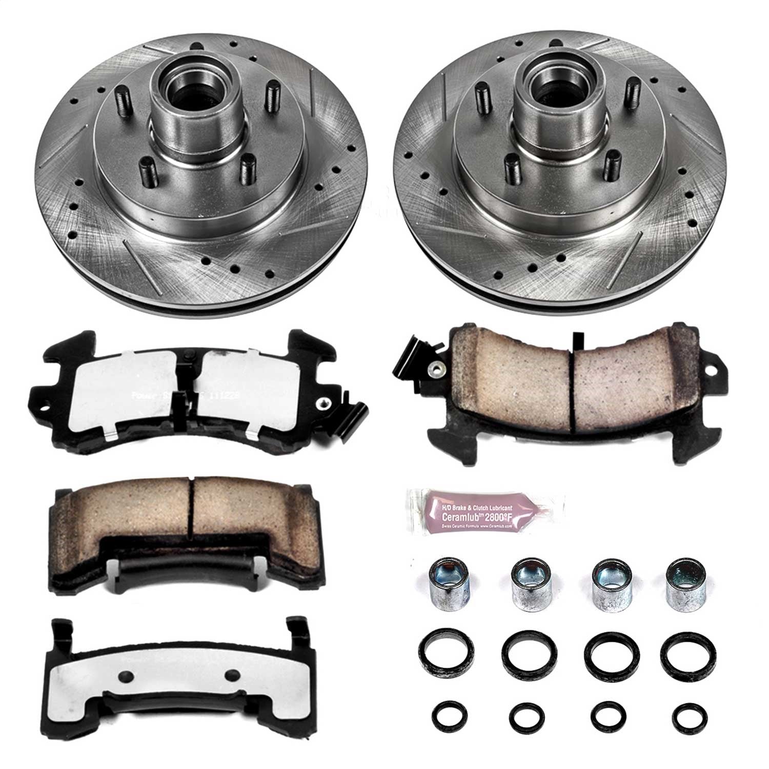 PowerStop Front Z36 Truck & Tow Brake Kit | Buick Regal (82-87) (K1482-36)