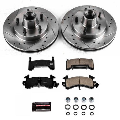 PowerStop Front Z23 Evolution Sport Brake Kit | Buick Regal (82-87) (K1482)