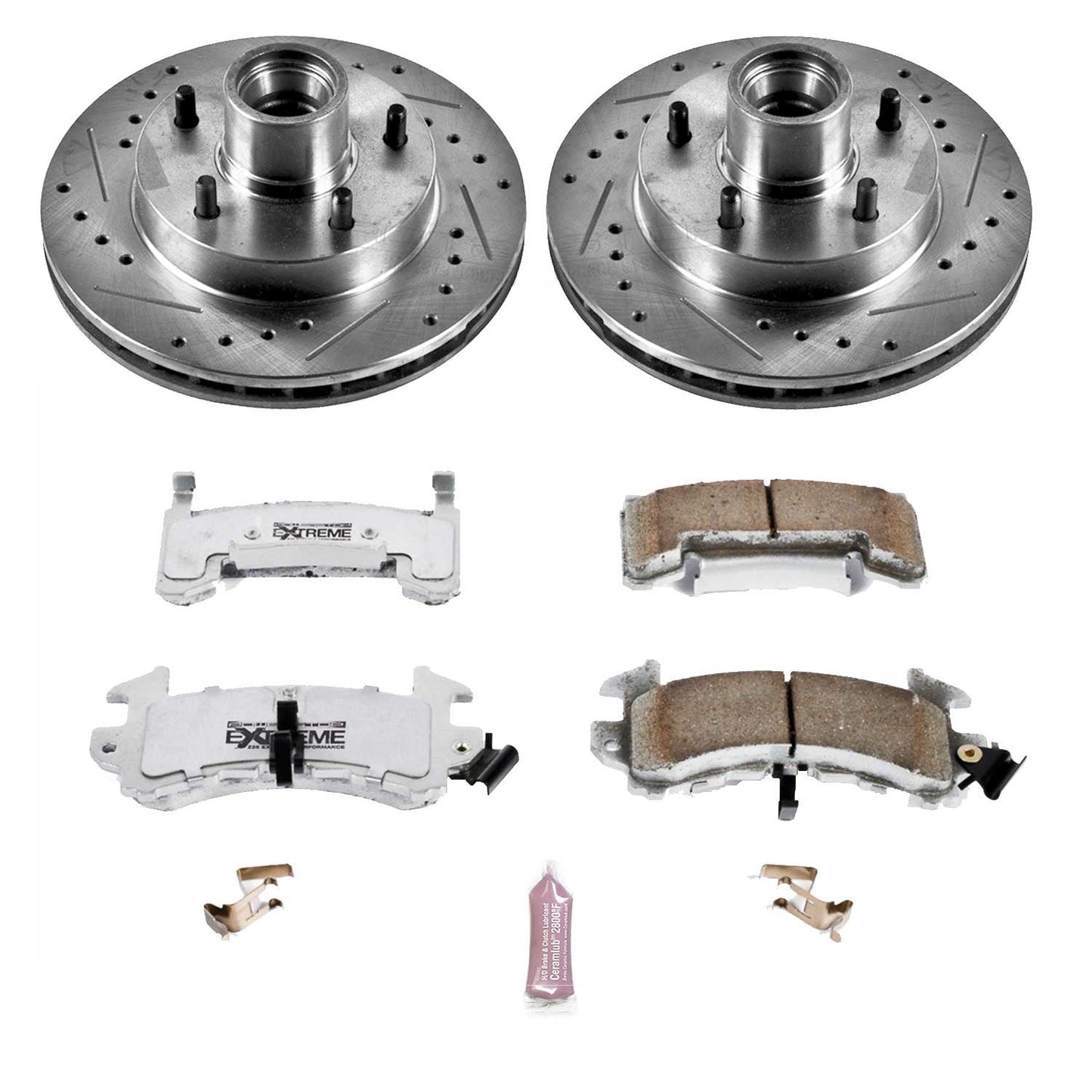 PowerStop Front Z26 Street Warrior Brake Kit | Buick Century (79-81) (K1485-26)