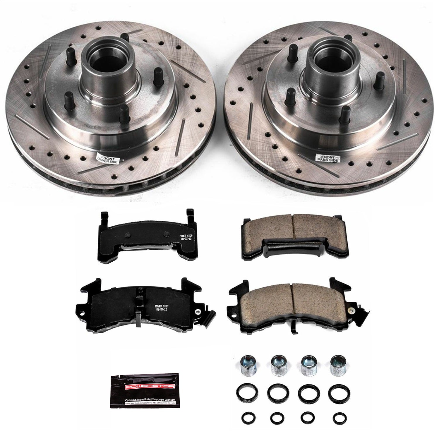 PowerStop Front Z23 Evolution Sport Brake Kit | Buick Century (79-81) (K1485)