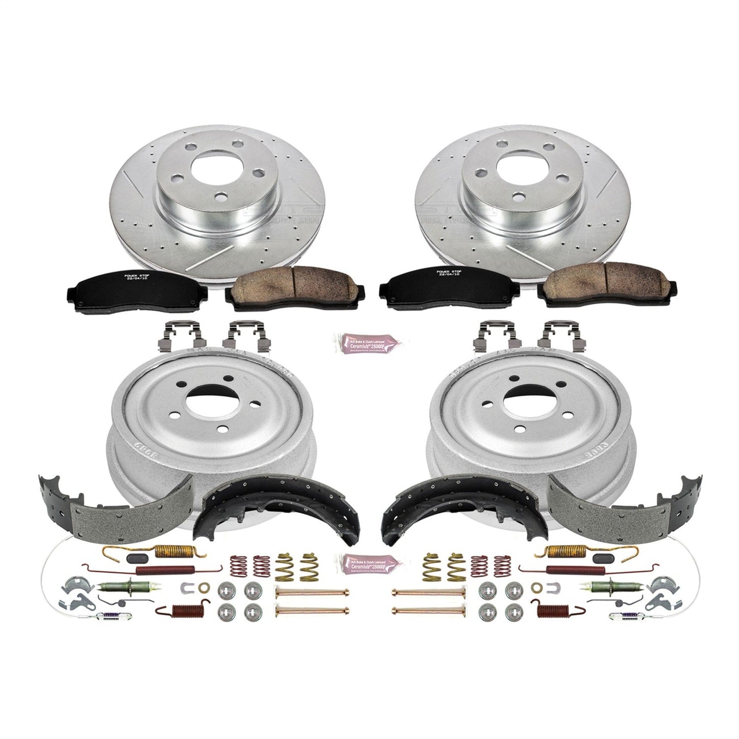 PowerStop Front & Rear Z23 Evolution Sport Brake Kit | Ford Ranger (03-09) (K15005DK)