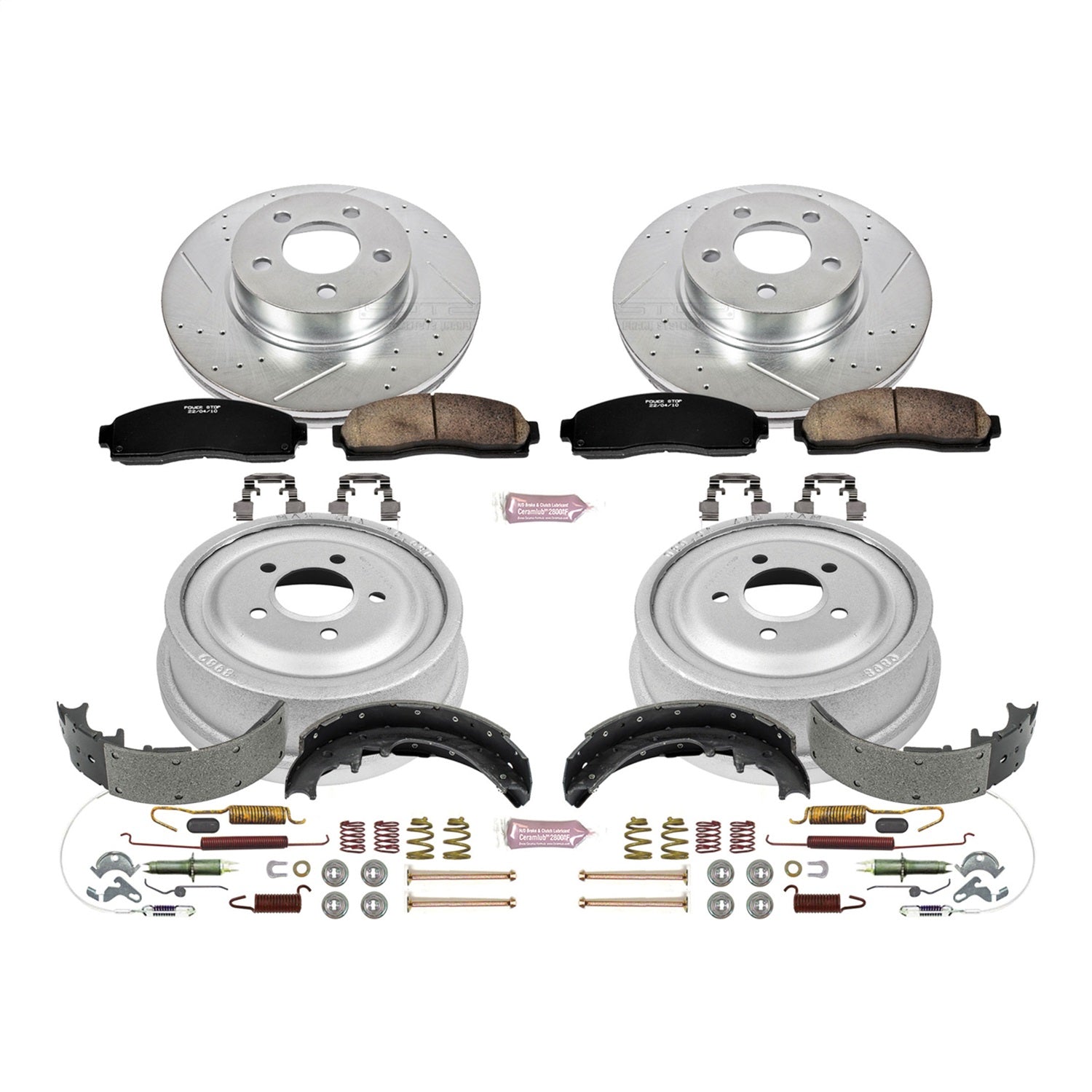 PowerStop Front & Rear Z23 Evolution Sport Brake Kit | Ford Ranger (03-09) (K15005DK)