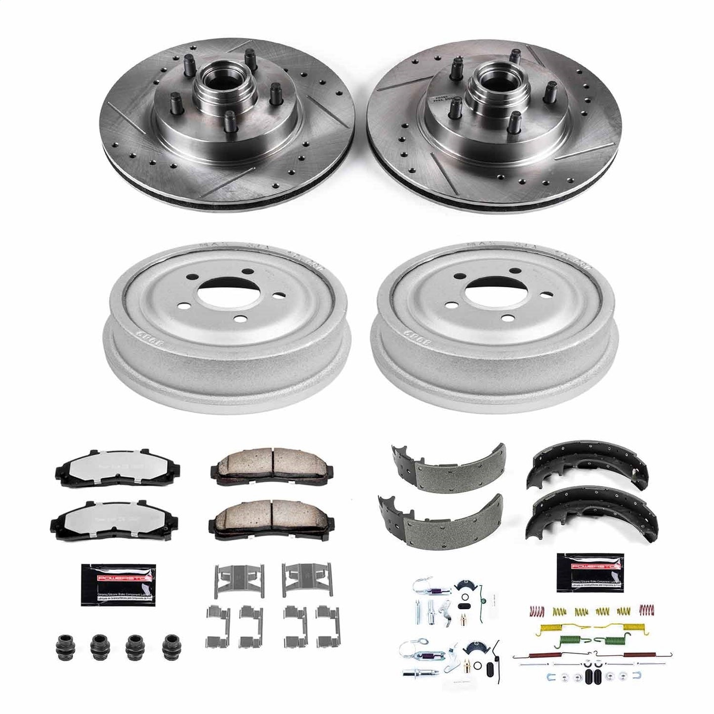PowerStop Front & Rear Z36 Truck & Tow Brake Kit | Ford Ranger (98-02) (K15006DK-36)