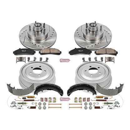 PowerStop Front & Rear Z23 Evolution Sport Brake Kit | Ford Ranger (98-02) (K15006DK)