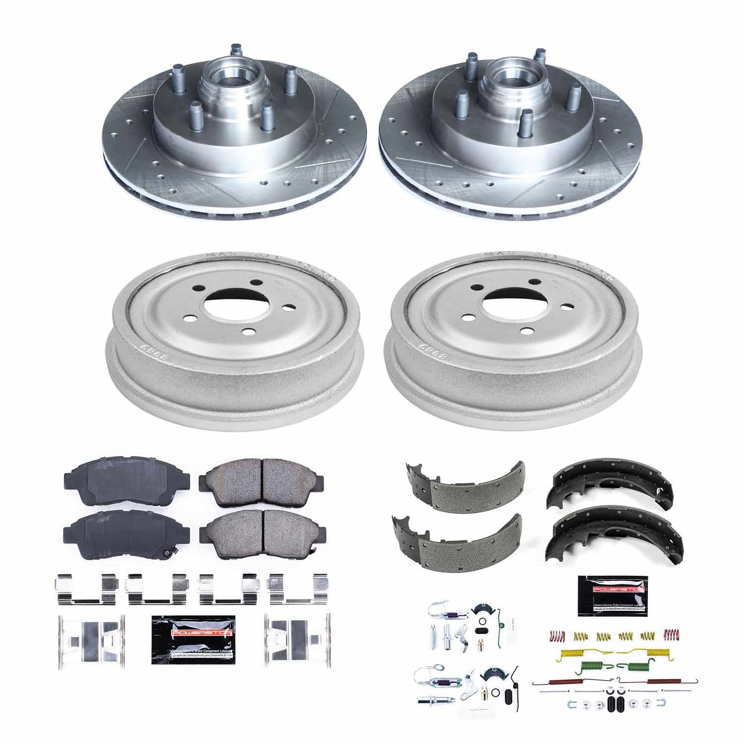 PowerStop Front & Rear Z23 Evolution Sport Brake Kit | Ford Ranger (98-02) (K15007DK)