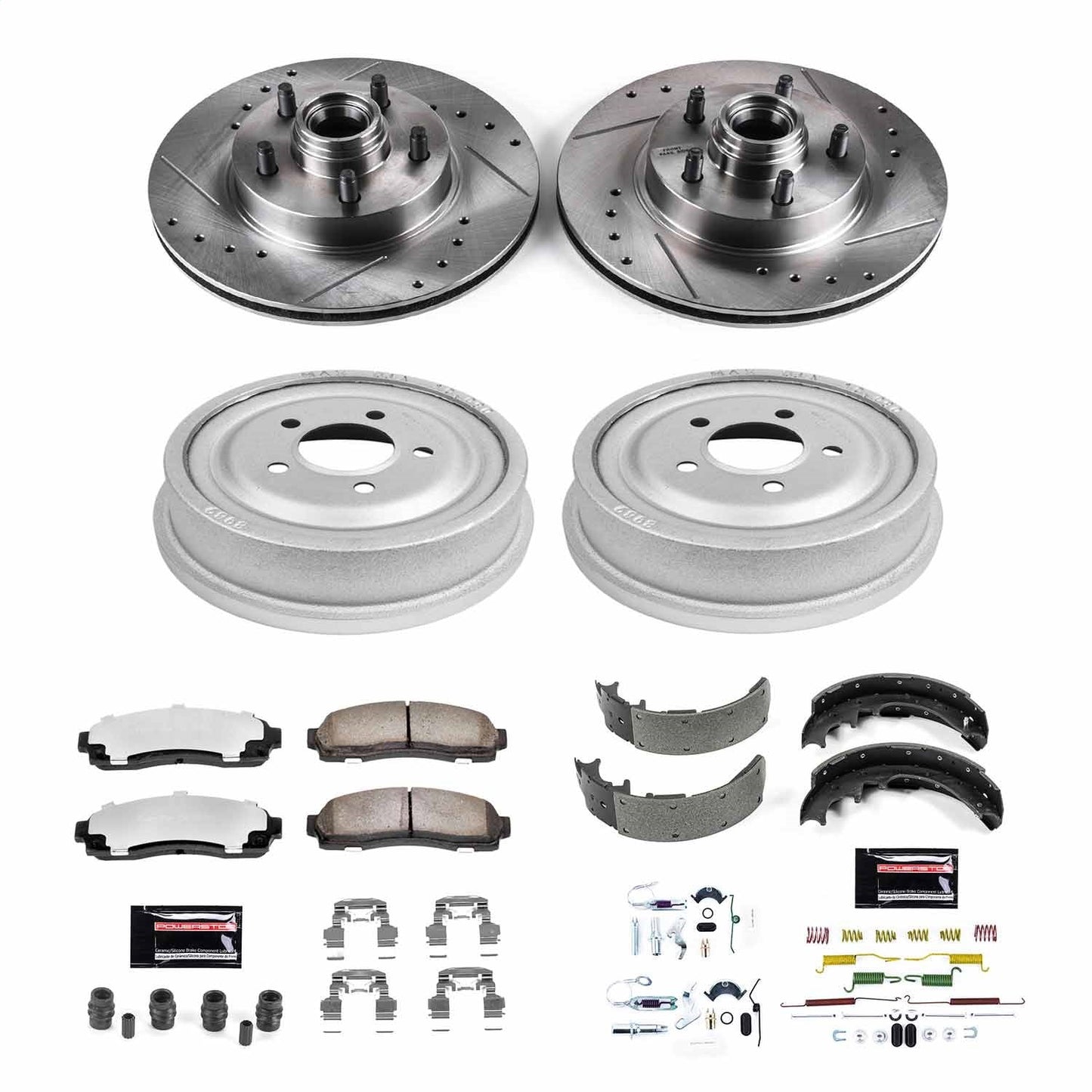 PowerStop Front & Rear Z36 Truck & Tow Brake Kit | Ford Ranger (03-09) (K15009DK-36)
