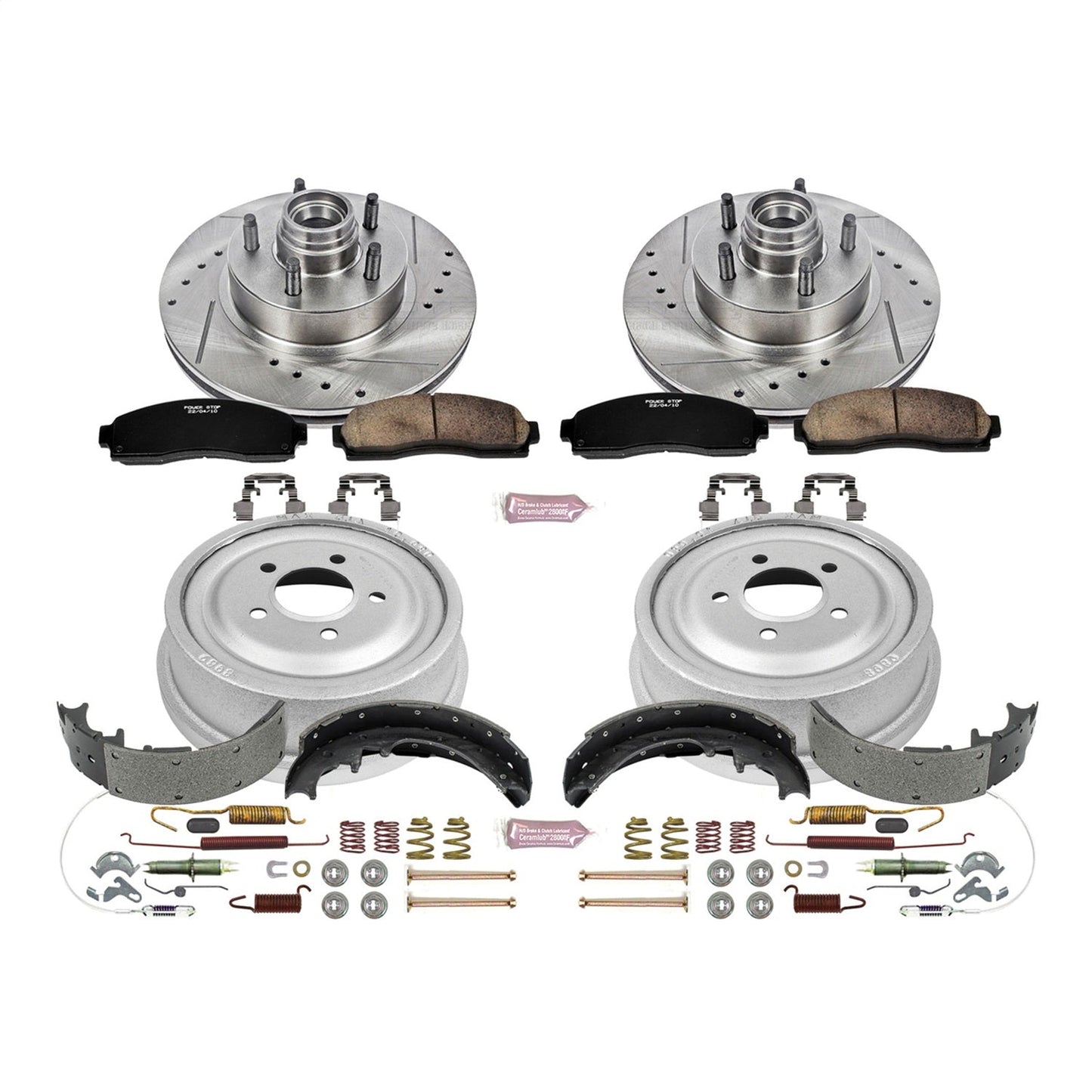 PowerStop Front & Rear Z23 Evolution Sport Brake Kit | Ford Ranger (03-09) (K15009DK)