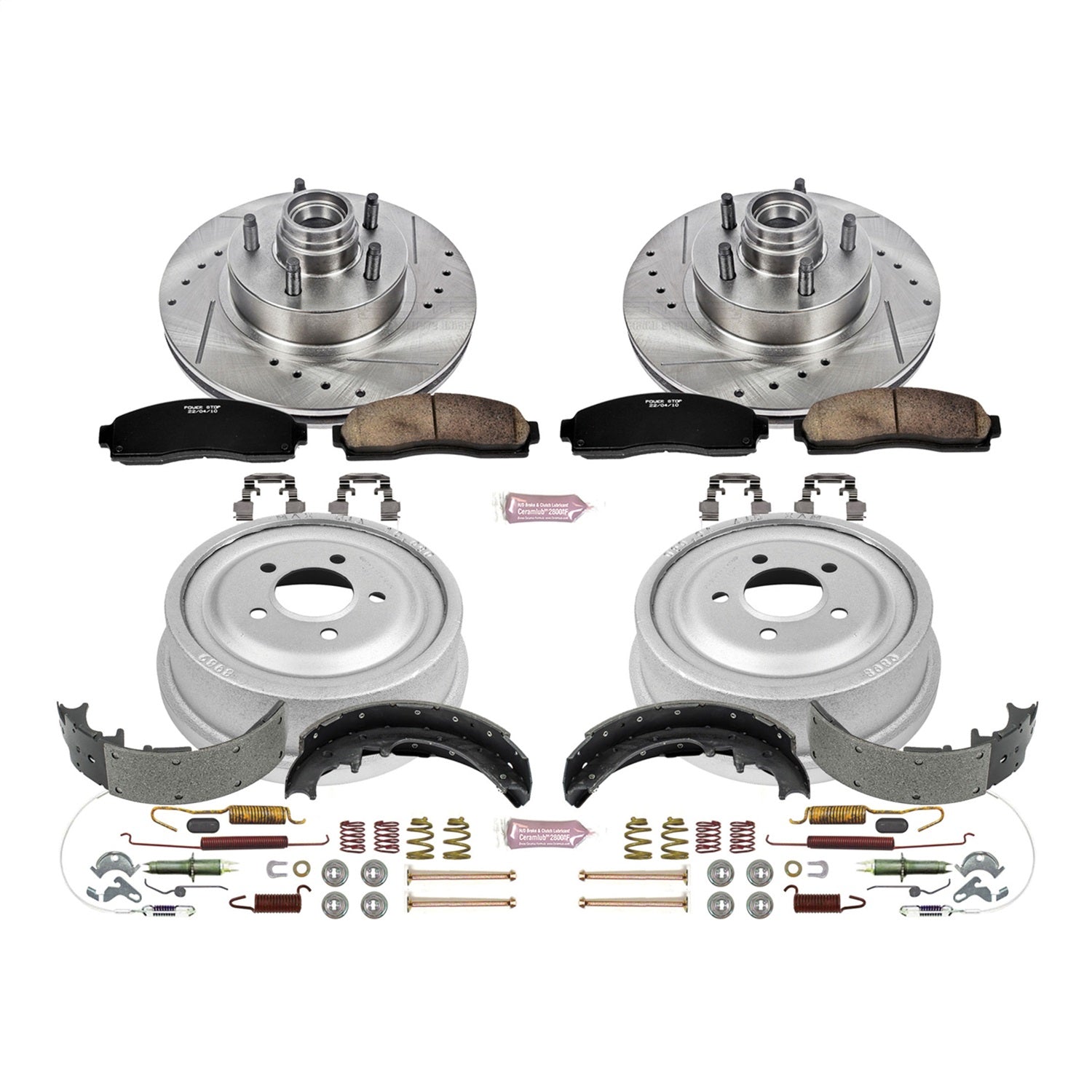 PowerStop Front & Rear Z23 Evolution Sport Brake Kit | Ford Ranger (03-09) (K15009DK)