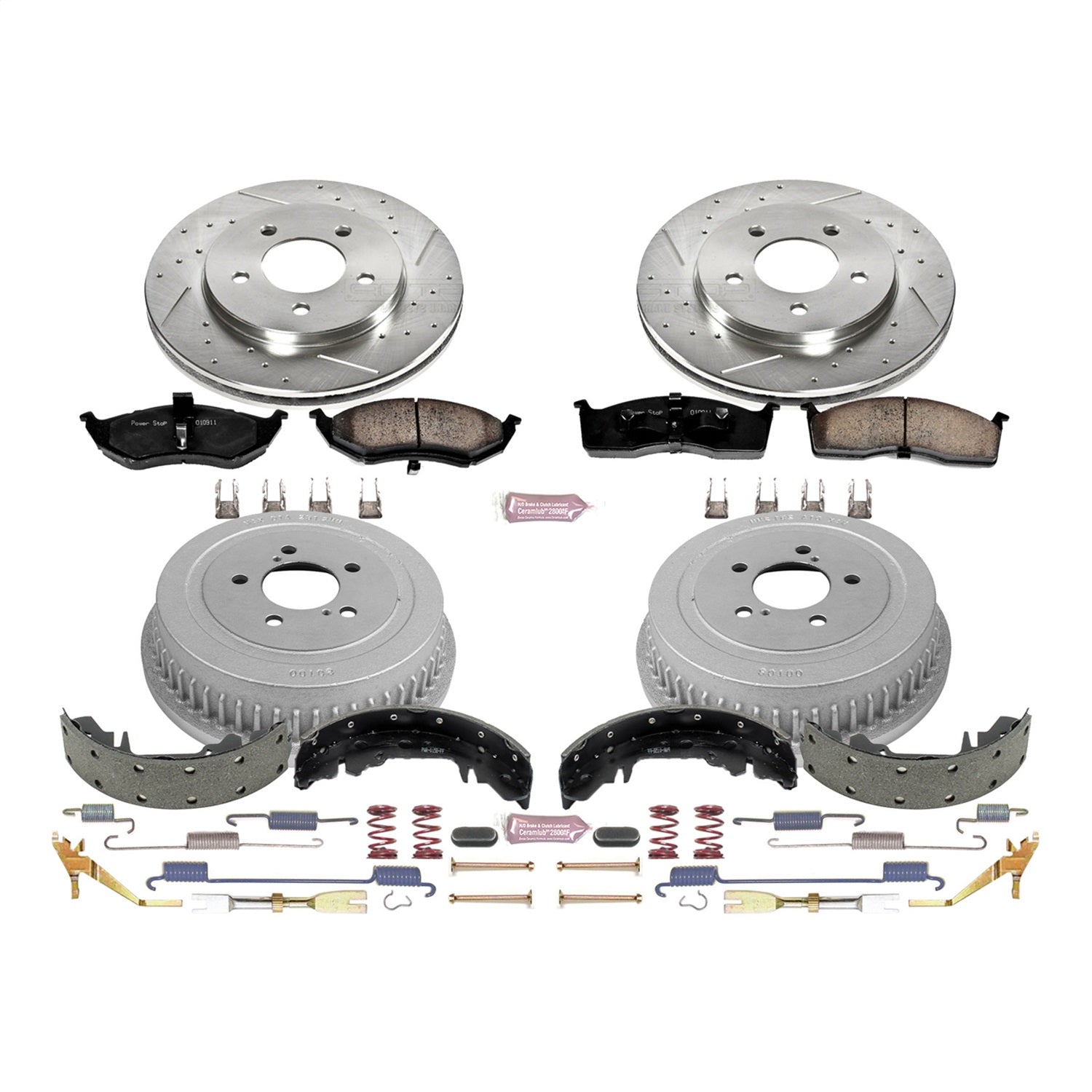 PowerStop Front & Rear Z23 Evolution Sport Brake Kit | Chrysler Grand Voyager (K15011DK)