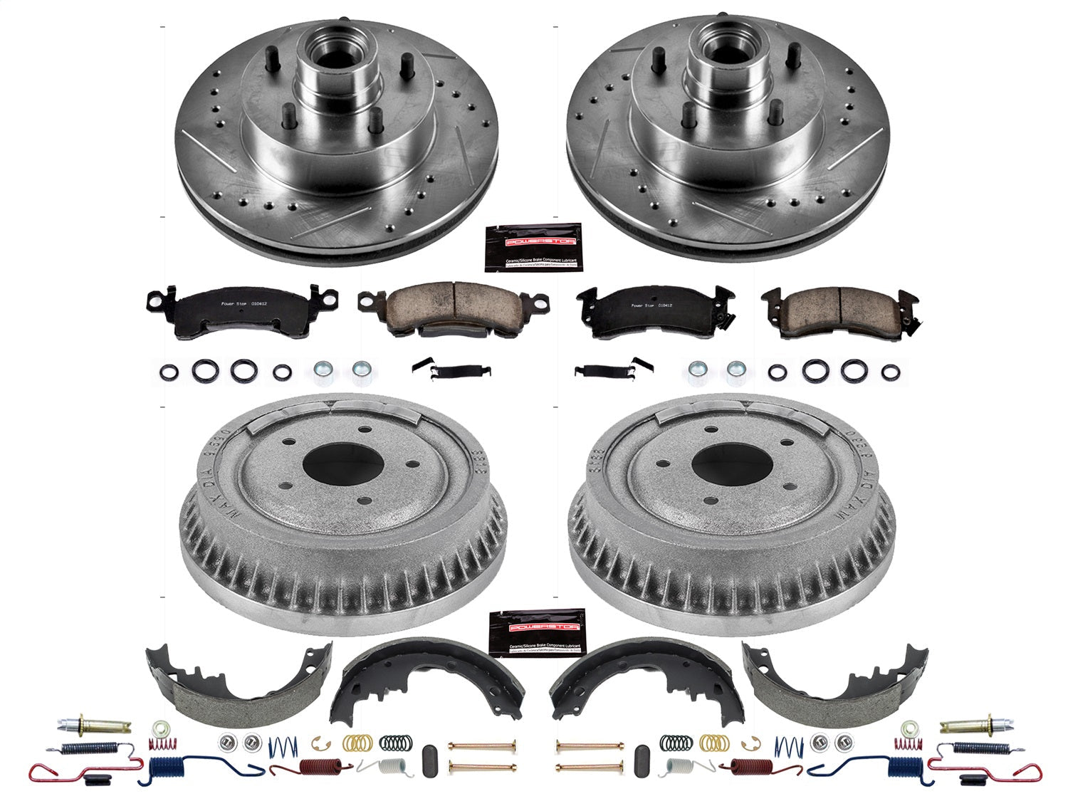PowerStop Front & Rear Z23 Evolution Sport Brake Kit | Buick Apollo (75) (K15019DK)