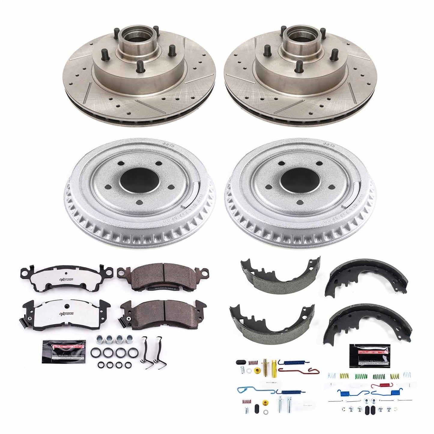 PowerStop Front & Rear Z26 Street Warrior Brake Kit | Buick Electra (85) (K15020DK-26)