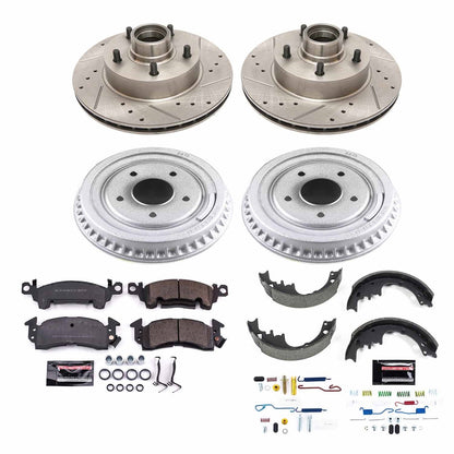 PowerStop Front & Rear Z23 Evolution Sport Brake Kit | Buick Electra (85) (K15020DK)