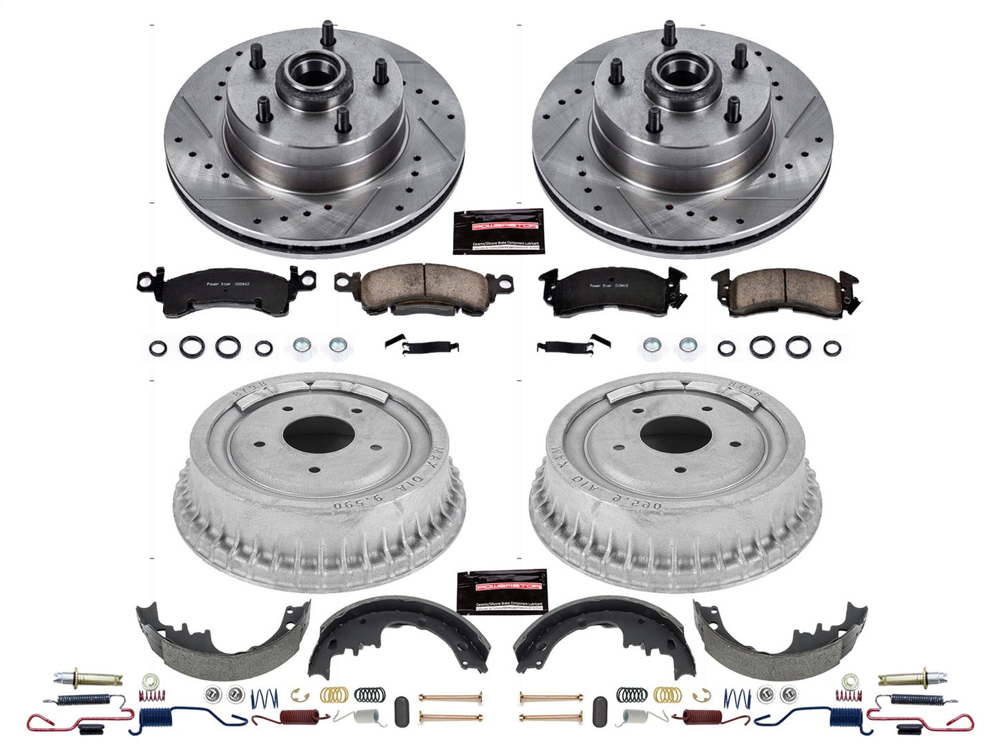 PowerStop Front & Rear Z23 Evolution Sport Brake Kit | Buick Apollo (73-74) (K15022DK)