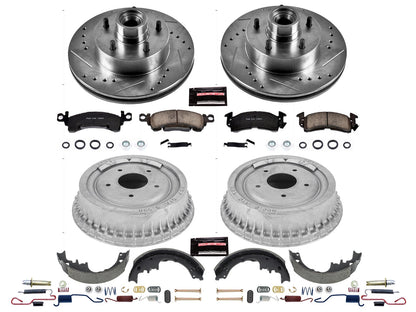 PowerStop Front & Rear Z23 Evolution Sport Brake Kit | Buick Skylark (75) (K15023DK)