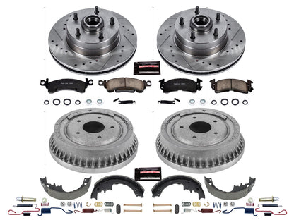 PowerStop Front & Rear Z23 Evolution Sport Brake Kit | Buick GS (70-72) (K15024DK)