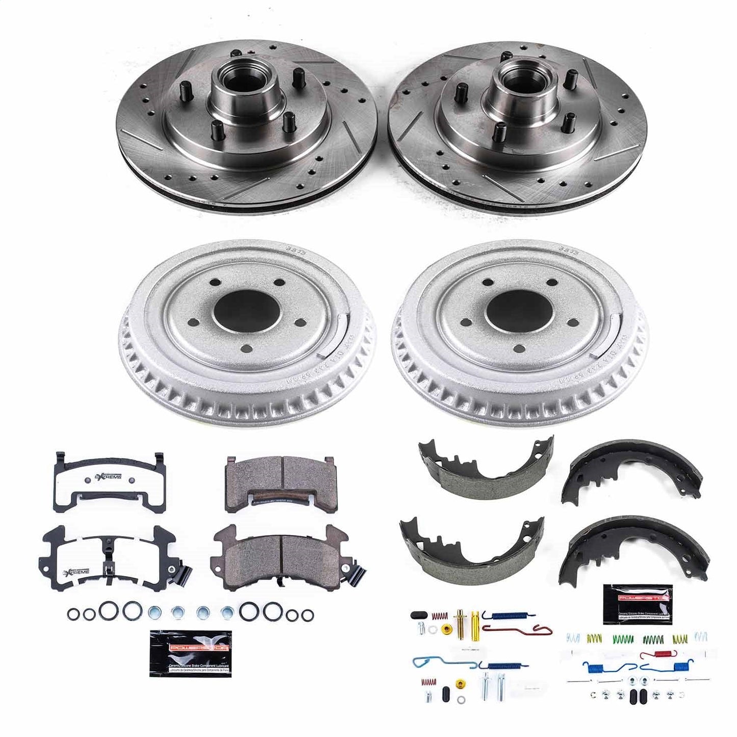 PowerStop Front & Rear Z26 Street Warrior Brake Kit | Chevrolet LLV (87-88) (K15025DK-26)