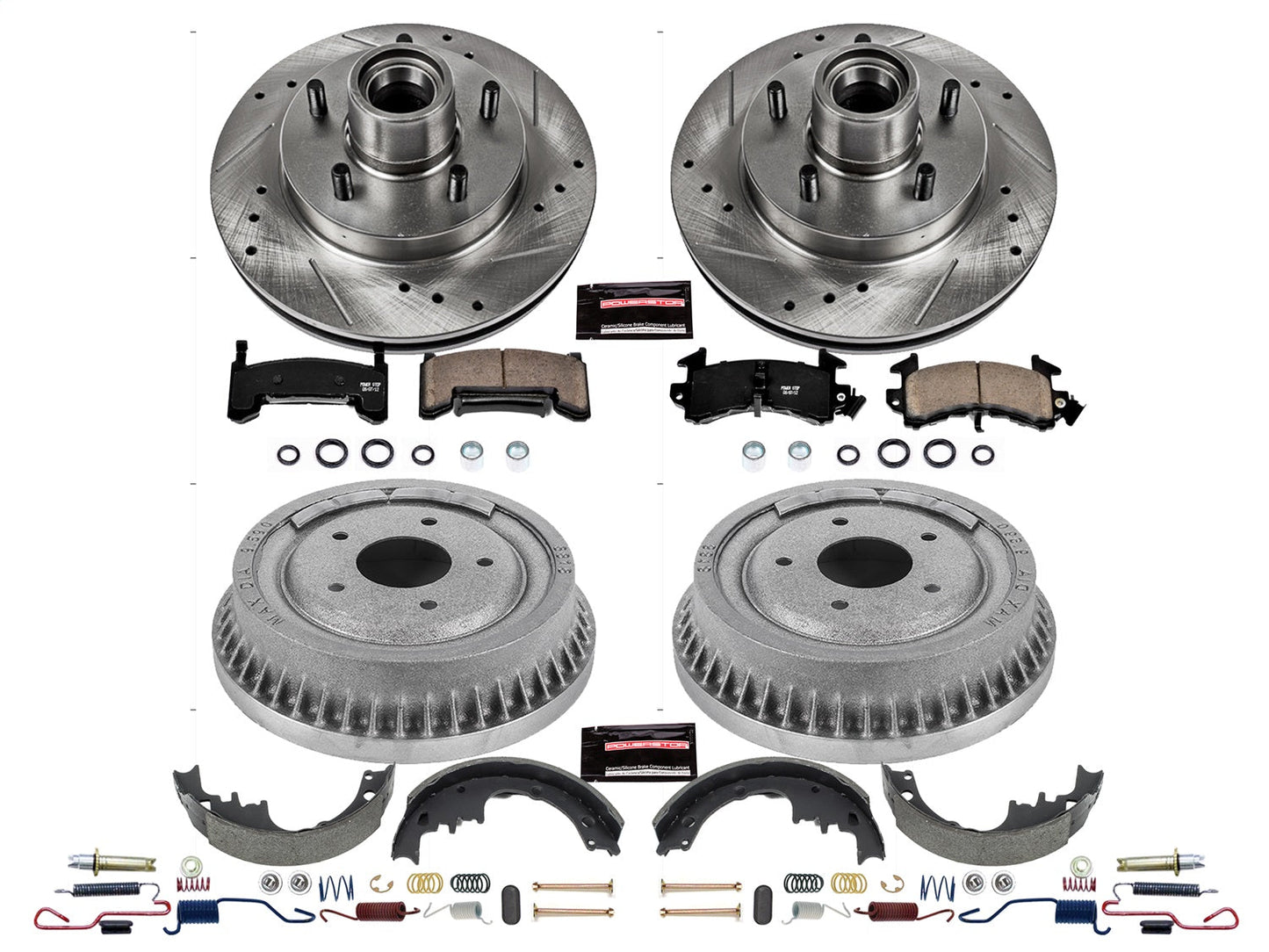 PowerStop Front & Rear Z23 Evolution Sport Brake Kit | Chevrolet LLV (87-88) (K15025DK)