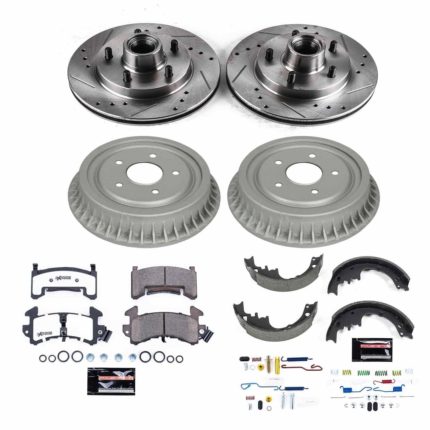 PowerStop Front & Rear Z26 Street Warrior Brake Kit | Chevrolet LLV (87-91) (K15026DK-26)