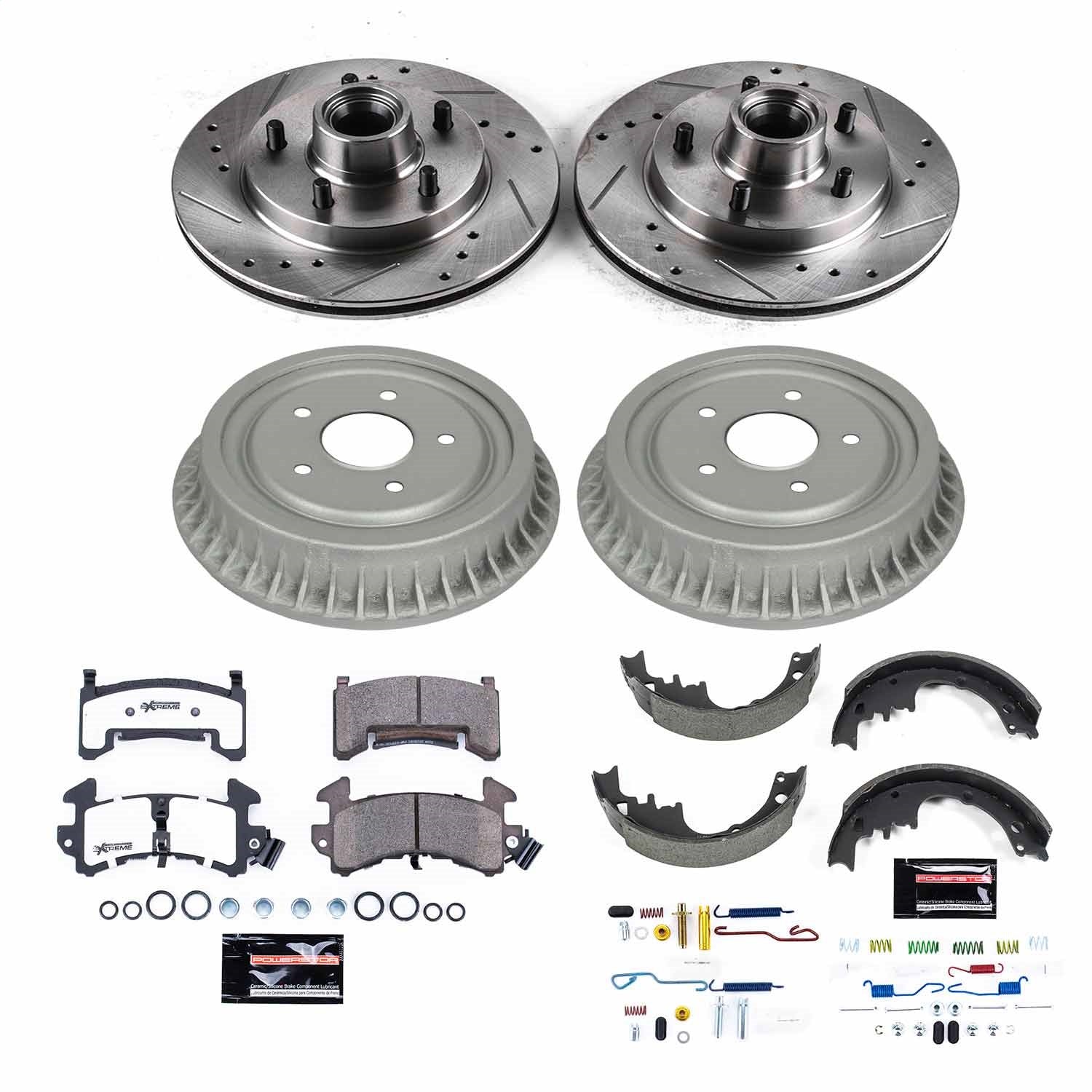 PowerStop Front & Rear Z26 Street Warrior Brake Kit | Chevrolet LLV (87-91) (K15026DK-26)